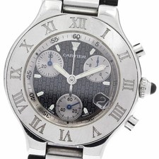 Ceinture Junk Cartier W10125U2 Chronoscaph Date Quartz Homme