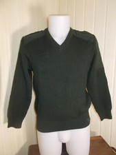 Pull chaud laine vert armée