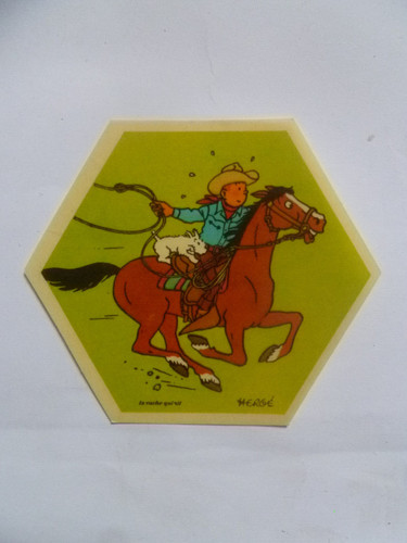 Autocollants tintin la - tintin,