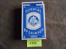 ♣️ Ancien jeu de cartes : jeu de 52 cartes , super fines de Grimaud et 2 jokers