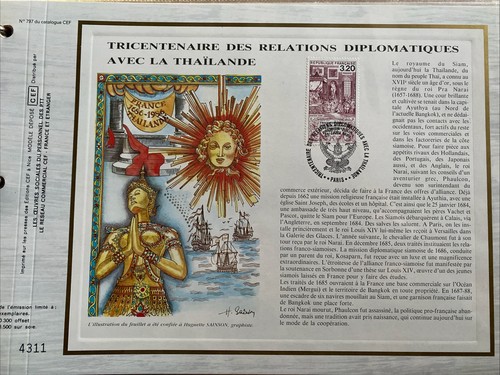 France feuillet cef 797 - cef, n°
