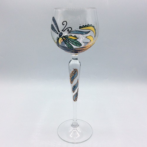 Verre vin - en, soufflé