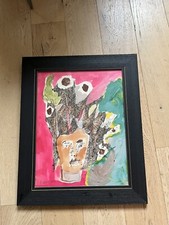 Adrien Seguin  Portrait De Jeannette  2002 - Aquarelle Et Feutre Sur Papier .