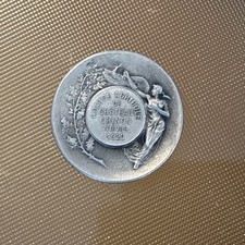 ￼ Medaille, Art Nouveau En argent, comice Agricole 15,7 grammes Mattéi