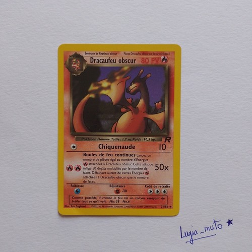 Dracaufeu obscur edition tr - dracaufeu, 2