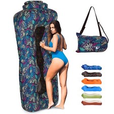 Hamac Gonflable avec Sac Portable Canapé Gonflable Eau et Terre Air Sofa Pouf...