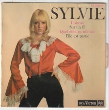 Sylvie VARTAN - L'oiseau + 3 - EP 45T(7") vinyle  1968 + Languette