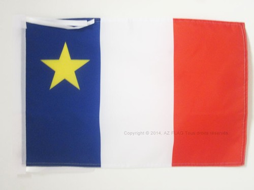 Drapeau acadie 45x30cm - drapeau,