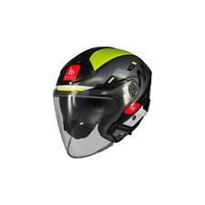 Casque Jet MT HELMETS COSMO SV SILENCE B3 Orange/Noir Brillant
