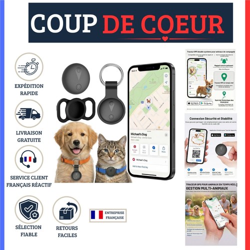 Traceur gps chat chien disrun - traceur,