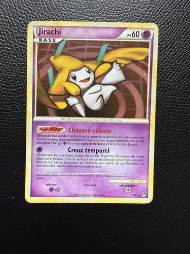 Carte pokémon jirachi - carte,