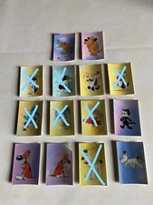 IMAGE CARTE CARD STICKER FRISKIES 1976 ASTÉRIX LUCKY LUKE DIABOLO MINET 1CHOIX