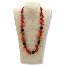 Collier Avec Houx de Corail Et
