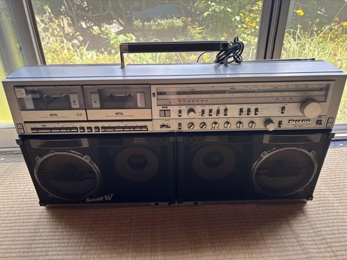 Sharp 909 vintage boombox - sharp, gf-909