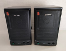 Sony SRS-170 Active Speaker System  paire d'enceintes vintage 90