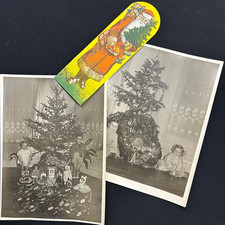 PHOTOS ANCIENNES PAPA NOEL ET CHROMO PERE NOEL