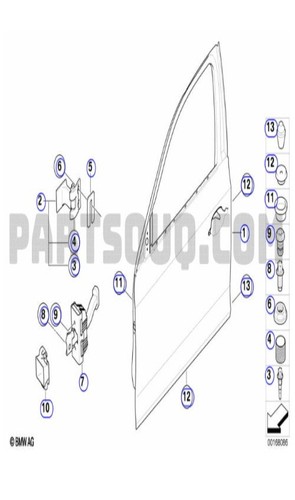Bmw 325i porte avant gauche - bmw,