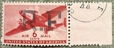 Très beau Poste Aérienne militaire n°16 "6c des USA surcharge R.F, caractéristiq