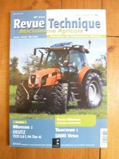 Virtus Revue Technique Agricole SAME Etat - NEUVE PORT Reduit France