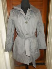 Veste manteau imperméable coton/polyester gris MISE AU GREEN T0 34/36 doubl PR26