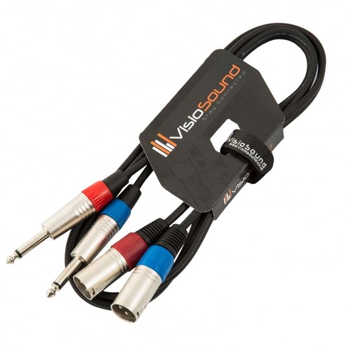Câble double xlr mâle à - câble,