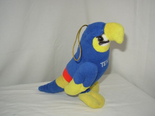 Peluche perroquet bleu - perroquet,