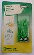 CELLOPLAST Set de 15 Attache Plante Grimpante Vert