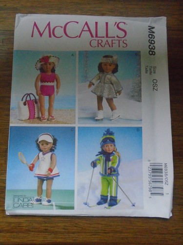 6938 patron poupee mccall - poupee, "mccall's