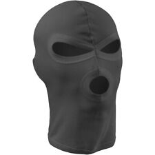 MFH 3-Trous Léger Balaclava Sécurité Police Airsoft Chasse Militaire Noir
