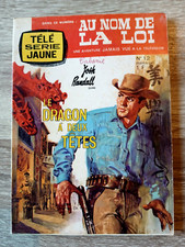 BD JOSH RANDALL AU NOM DE LA LOI n° 12 télé série jaune OZ 1964 Steve McQueen