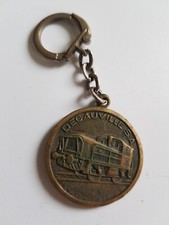 PORTE CLE ANCIEN :porte-clés DECAUVILLE S.A. Locomotive & CAMION BENNE