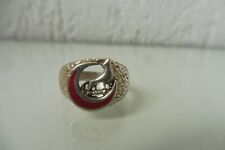 Officier - Bague, Vieux Anneau En Argent, 925 Argent Tw. Émaillé, W. Militaire