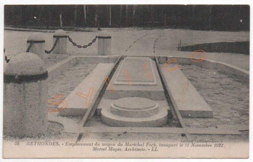 Cpa rethondes emplacement - rethondes,