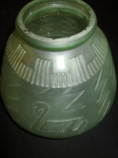 Vase art déco en verre