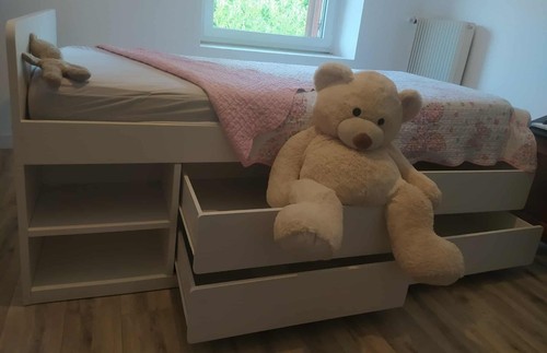 Lit slakt ikea avec matelas - , et