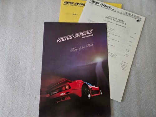 1985 brochure koenig - brochure,