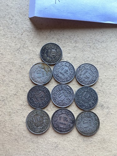 Lot pièces 1 franc - pièces, de