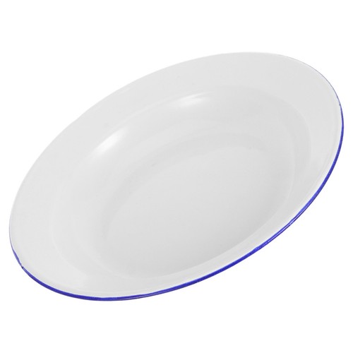 Assiette diner plaque emaillee - assiette,