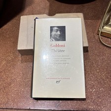 Ancien livre la  pleiade goldoni theatre gallimard