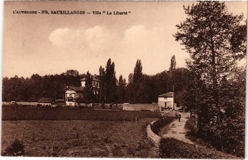 Cpa sauxillanges villa - cpa,