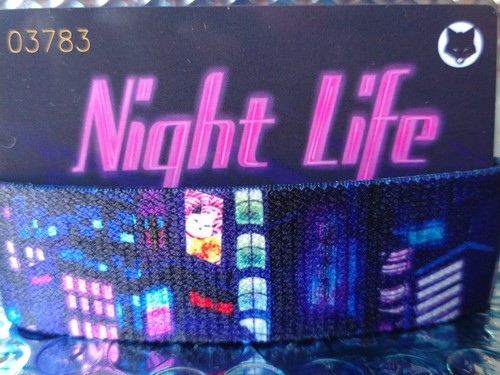 Zox night life strap - life", strap-silver