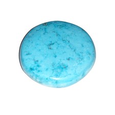 Pierres plates Howlite bleue -