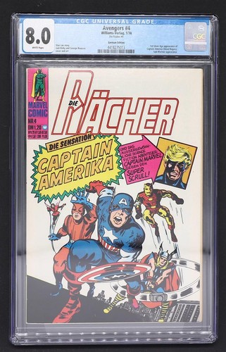 Avengers cgc 0 die - avengers, #4