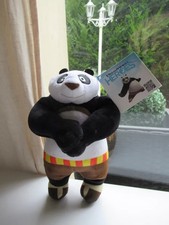 1 ⚜️ Peluche Doudou Kung Fu Panda DreamWorks 21 Cm Neuf Avec Étiquette