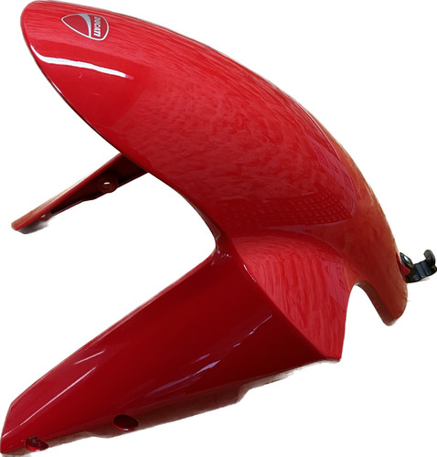 Ducati front mudguard - mudguard, red