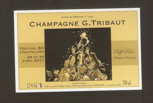 Riff reb étiquette bd - reb's,