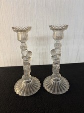 Paire de bougeoirs angelot en cristal de Baccarat ? (prix des deux) Modèle2