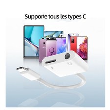 Adaptateur usb vers ecouteur - c,