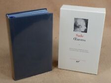 LA PLEIADE :  SADE - OEUVRES 1