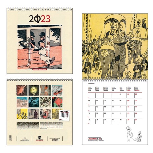 Calendrier mural 2023 - , tintin